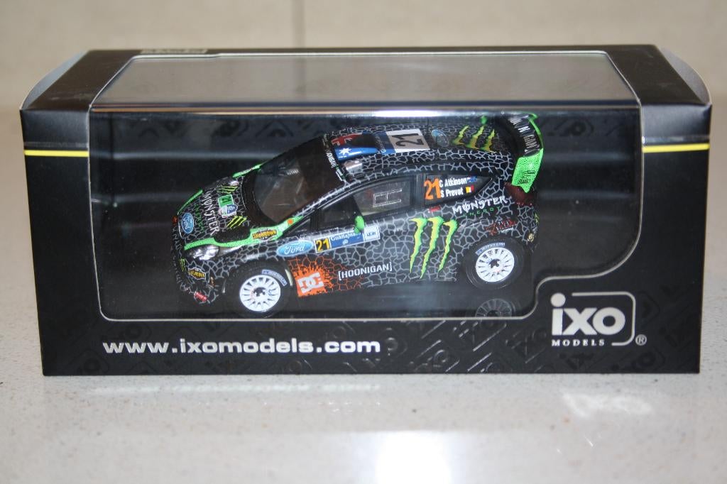 1:43 ixo ford fiesta R5 WRC C.Atkinson rally mexico 2012, Ophalen of Verzenden, Zo goed als nieuw, Auto