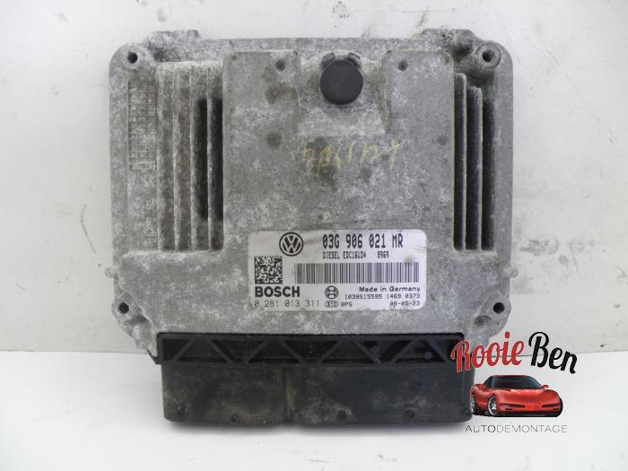 Ordinateur gestion moteur d'un Volkswagen Passat, Autos : Pièces & Accessoires, Électronique & Câbles, Volkswagen, Utilisé, 3 mois de garantie