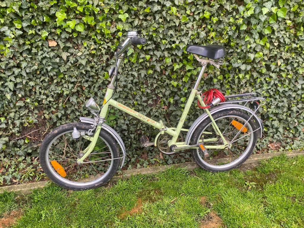 Retro vouwfiets, Fietsen en Brommers, Fietsen | Vouwfietsen, Ophalen, Gebruikt