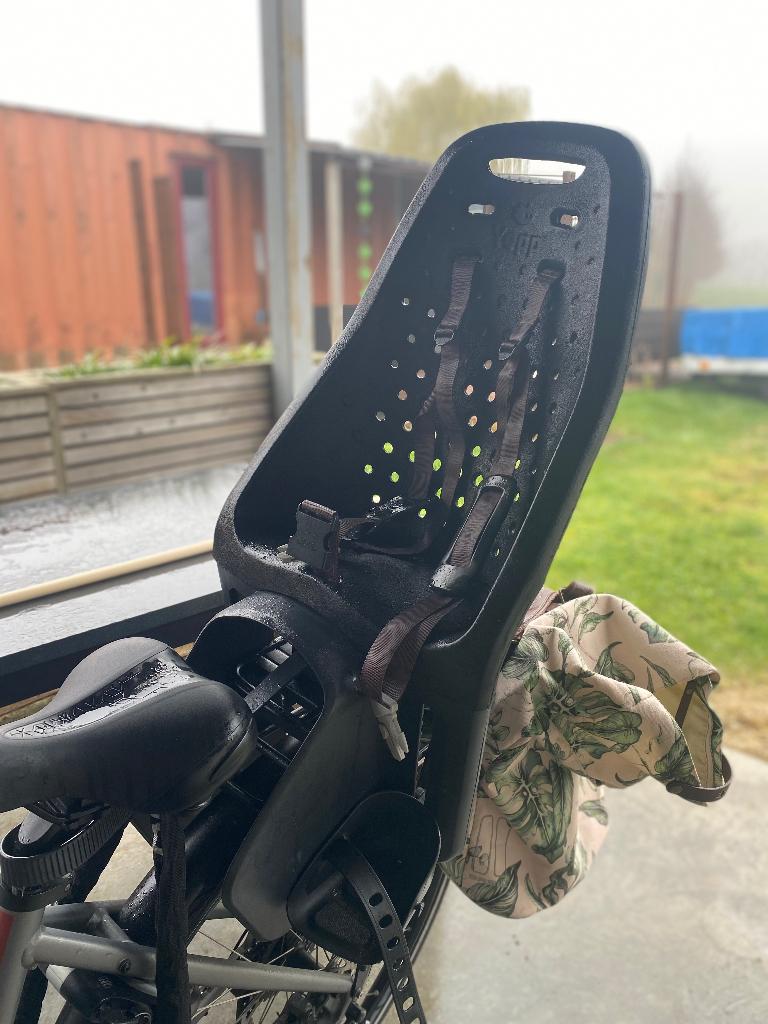 Thule yepp fiets stoeltje, Fietsen en Brommers, Fietsaccessoires | Fietsstoeltjes, Ophalen, Achterzitje, Yepp (Thule), 9 t/m 18 kg