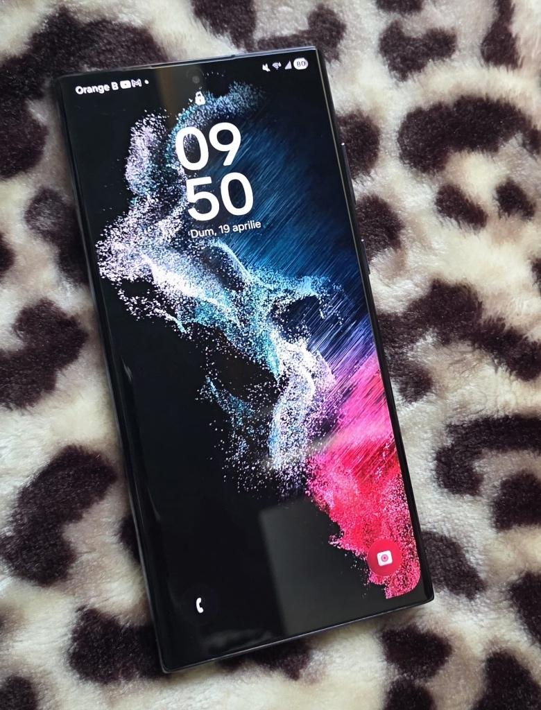 Samsung S22 Ultra Noir, Comme neuf, Enlèvement, Galaxy S22, Noir