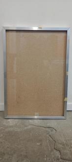 Cadre Aluminium Argenté – Format 50x70 (Idéal 47x67), Enlèvement, Utilisé, Métal ou Aluminium