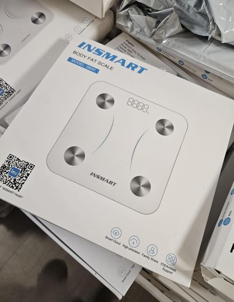 Digitale weegschaal – nieuw in doos €15 ⚖️, Electroménager, Balances, Neuf, Digital, Pèse-personne, 100 kg ou plus, Enlèvement