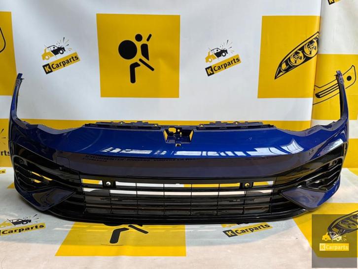 VW GOLF 8R VIII R20 VOORBUMPER LD5K LAPIZ BLUE 5H0807221E, Auto-onderdelen, Carrosserie, Bumper, Volkswagen, Voor, Gebruikt