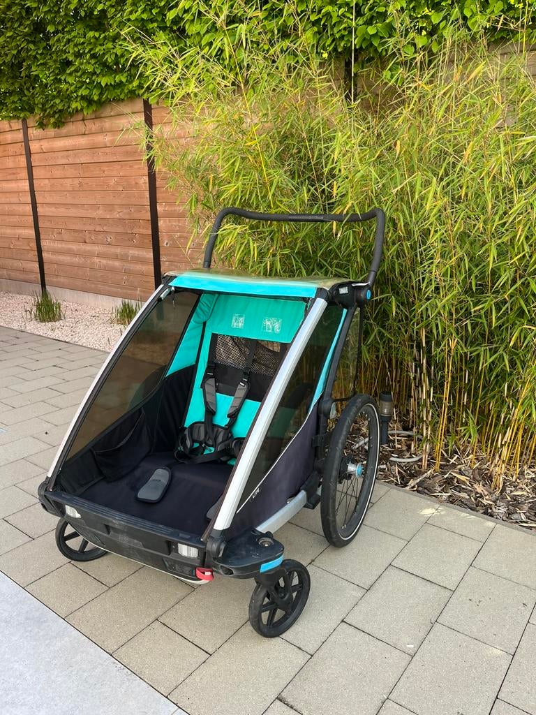 Fietskar Thule Chariot 2, Ophalen, Gebruikt, Kinderkar, Opvouwbaar