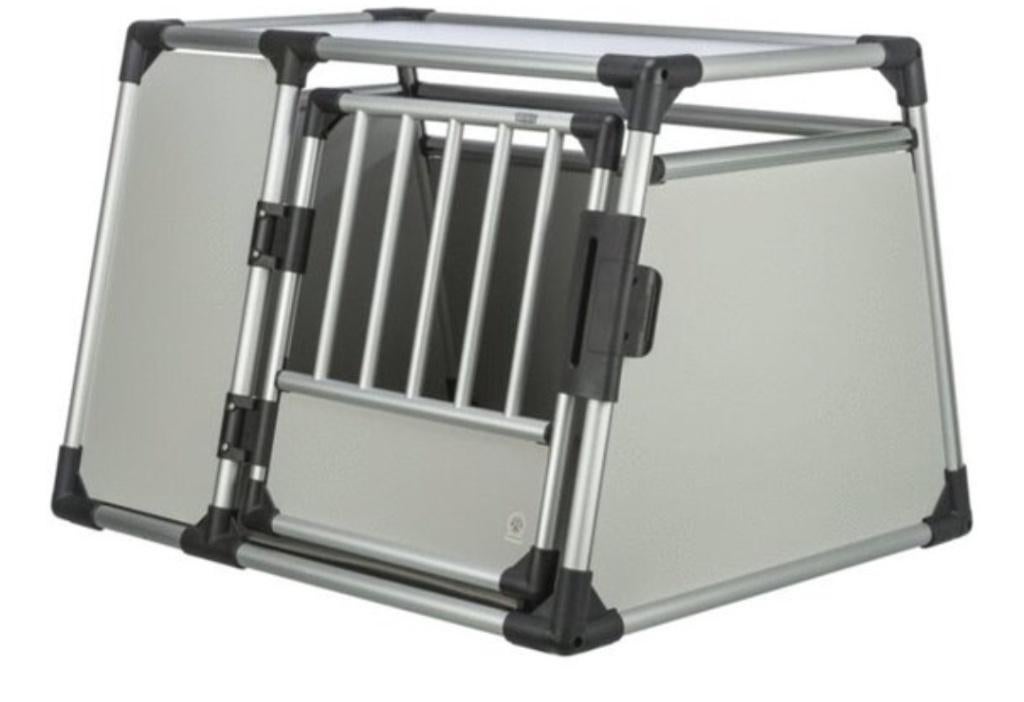 autobench voor hond trixie transport box aluminium L, Ophalen, Gebruikt
