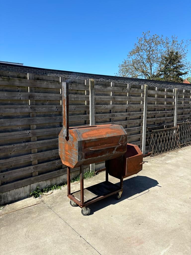 BBQ offset smoker, Ophalen, Gebruikt