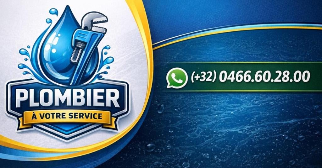 Plombier – Service Rapide et Pas Cher, Hobby en Vrije tijd, Knutselen, Nieuw, Overige typen, Ophalen of Verzenden