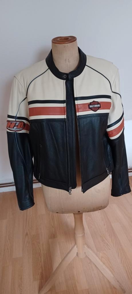 BLOUSON CUIR HARLEY DAVIDSON MODÈLE FEMME XL, Motoren, Kleding | Motorkleding, Jas | leer, Dames, Nieuw zonder kaartje, Ophalen of Verzenden