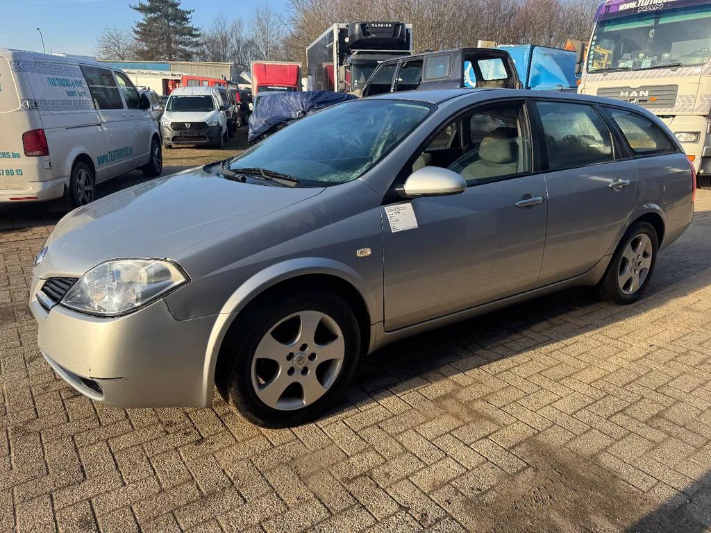 Nissan Primera *BELGIAN CAR-AIRCO* (bj 2003), Autos, Nissan, Argent ou Gris, Achat, Entreprise, 5 portes