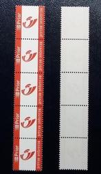 Timbres 3274 Cornet rouge Bande de 5 (Validité permanente), Envoi, Timbre-poste, Neuf