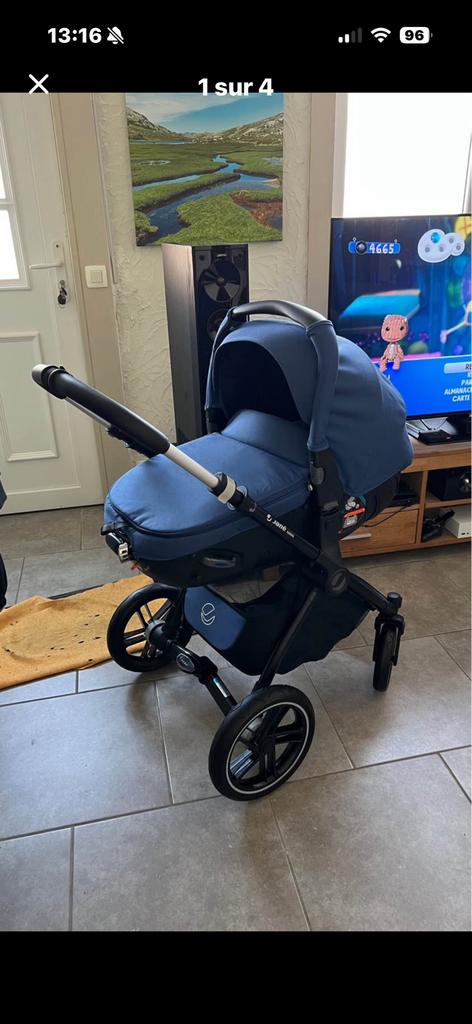 Pousette jané, Zo goed als nieuw, Met reiswieg, Ophalen, Kinderwagen