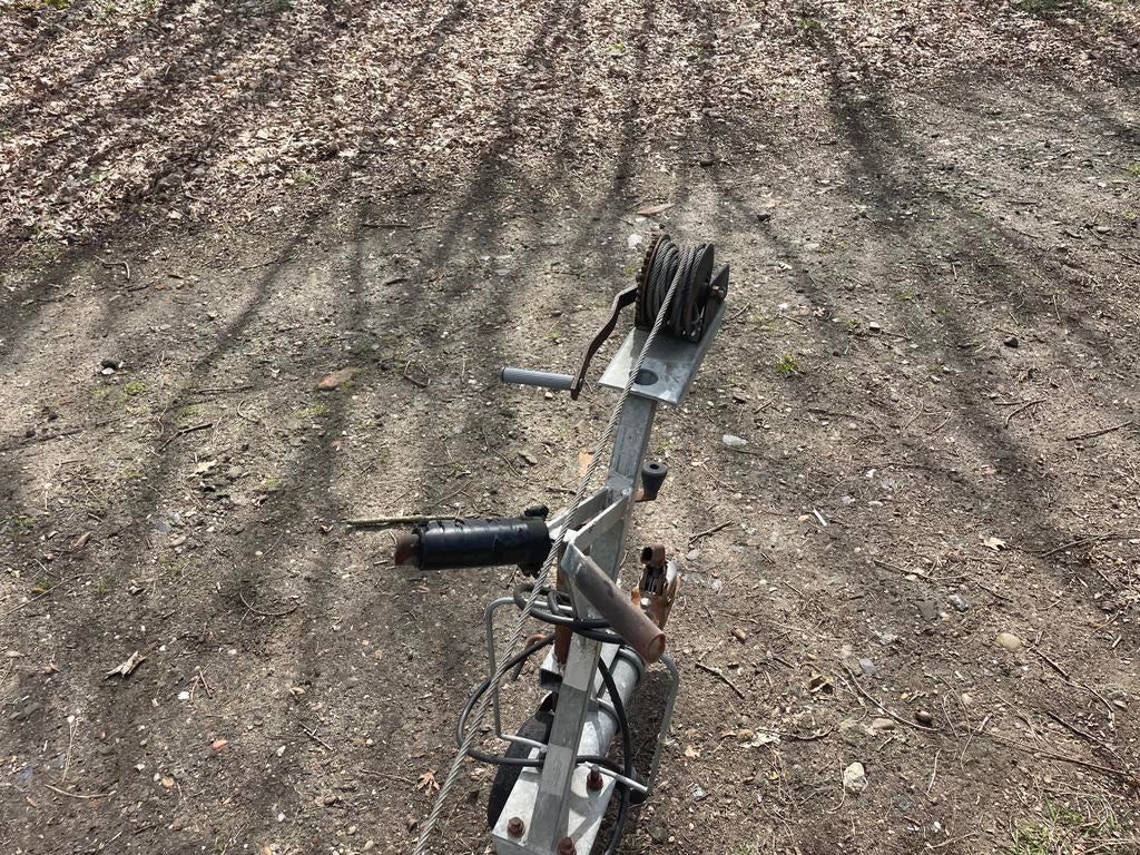 Boottrailer, Watersport en Boten, Ophalen, Minder dan 1500 kg, Gebruikt, Open zeilboottrailer