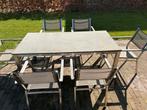 Tuintafelset Barlow Tyrie, Tuin en Terras, Tuinsets en Loungesets, Ophalen, Inox, Gebruikt, Eettafel