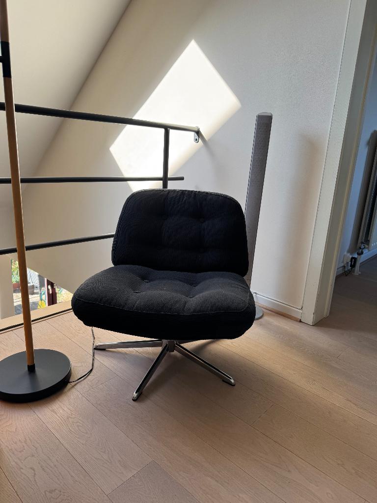 FAUTEUIL IKEA DYVLINGE NOIR ETAT NEUF, Enlèvement, 50 à 75 cm, ICONE DESIGN, Neuf