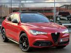 Alfa Romeo Stelvio 2.2 MJD ATX Veloce TVAC 160CV PANO LED AC, Auto's, Automaat, Achterwielaandrijving, Gebruikt, 4 cilinders