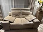 Salon en cuir couleur taupe, Maison & Meubles, Enlèvement, Utilisé, Cuir, Modern