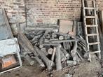 Droog brandhout - klompen en balken - ophaling in Opheers, Doe-het-zelf en Bouw, Hout en Planken, Ophalen, Zo goed als nieuw