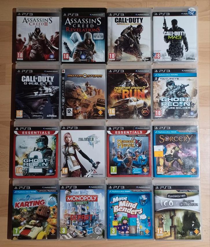 Jeux PS3 _ Prix en description, Games en Spelcomputers, Games | Sony PlayStation 3, Gebruikt, Ophalen of Verzenden