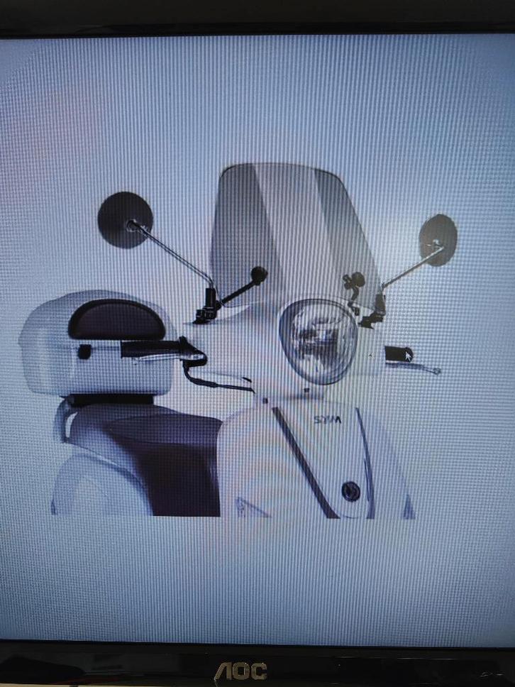 Puig Windscherm Fiddle II en III Transparant 50/125/200, Fietsen en Brommers, Scooters | SYM, Nieuw, Fiddle, Klasse B (45 km/u)