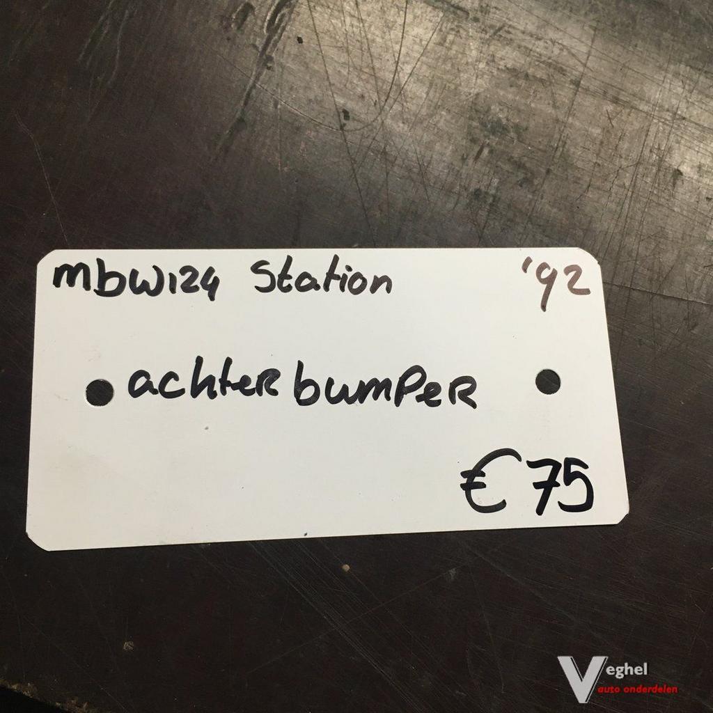 Mercedes W124 Station 1992 Achterbumper, Ophalen, Gebruikt, -, -