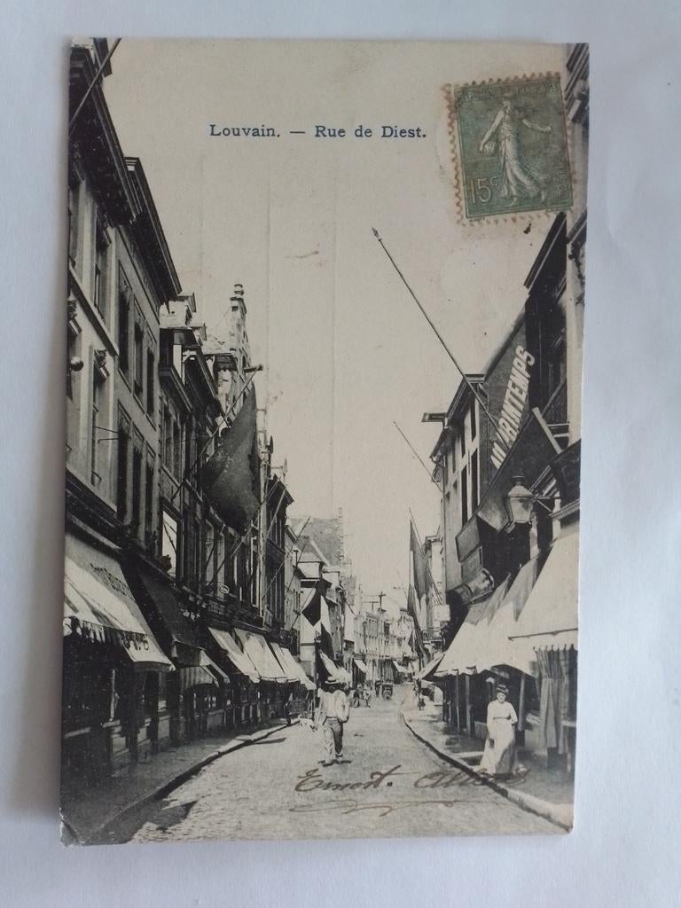 LOUVAIN 1905 LOUVAIN RUE DE DIEST, Envoi, Avant 1920, Affranchie, Brabant Flamand