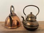 2 messing / koperen waterketels, Antiek en Kunst, Antiek | Brons en Koper, Ophalen of Verzenden, Koper