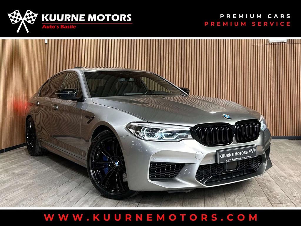 BMW M5 4.4AS V8 xDrive Alu20"/OpenDak/Acc/Hud/Hk/Keyless/Sof, Autos, BMW, Cuir, Argent ou Gris, 4395 cm³, Entreprise