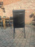 Stoel, Maison & Meubles, Chaises, Enlèvement, Cuir, Noir, Cinq, Six Chaises ou plus
