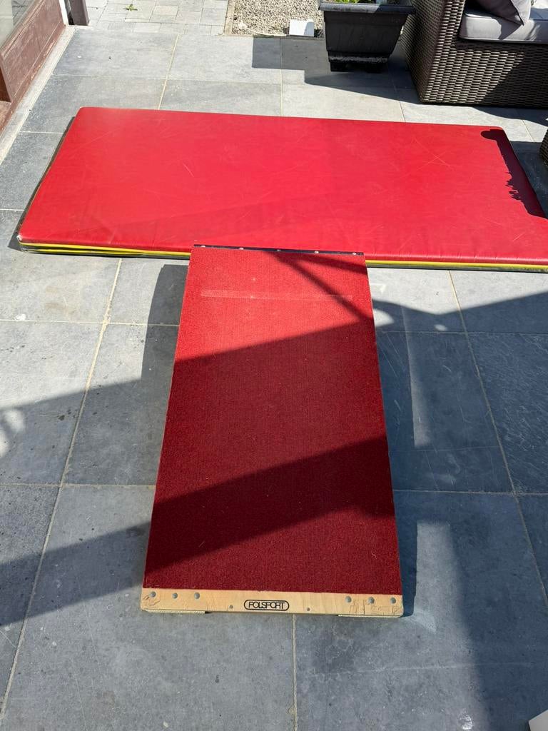 Springplank en turnmat, Sport en Fitness, Ophalen