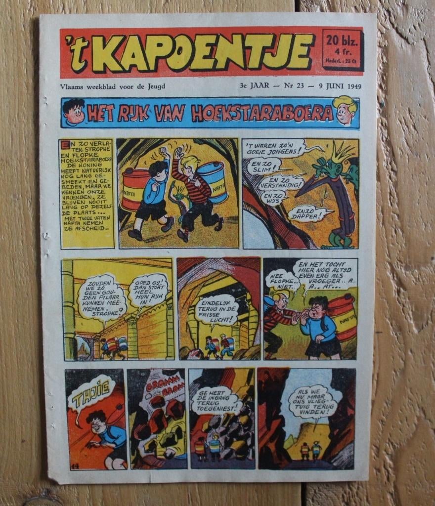 't Kapoentje 1949 nr 23 weekblad, Livres, BD, Enlèvement ou Envoi