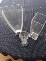 Glazen vazen, Huis en Inrichting, Ophalen, Zo goed als nieuw, Glas, Minder dan 50 cm