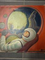 Schilderij de astronaut, Ophalen
