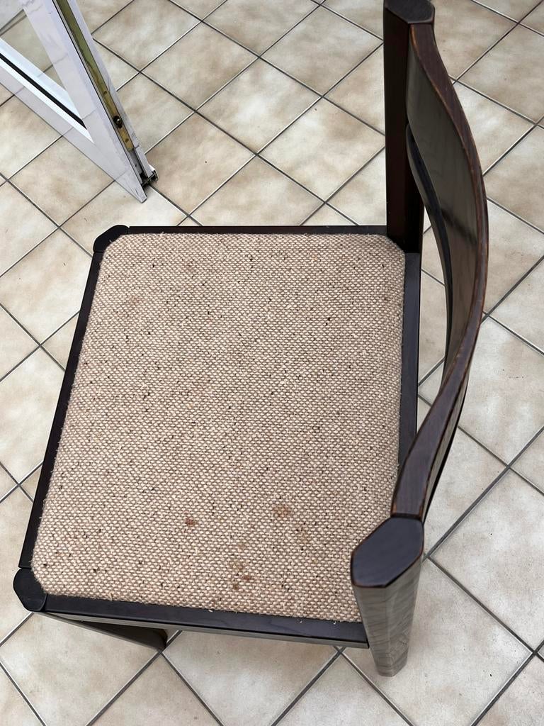 5 houten stoelen, Ophalen, Gebruikt, Hout