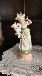 Antiek biscuit beeld 40 cm hoog, Enlèvement