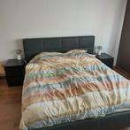 Stijlvol kunstlederen bedkader (160 x 200 cm), Huis en Inrichting, Slaapkamer | Bedden, Ophalen, Overige materialen, Gebruikt