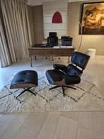 Uitverkoop: replica Eames leren fauteuil, Huis en Inrichting, Ophalen of Verzenden, Zo goed als nieuw, Leer