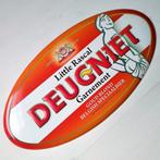 Reclamebord DEUGNIET Bier Antwerp Garnement Vintage Blik 90s, Verzamelen, Verzenden, Gebruikt, Reclamebord