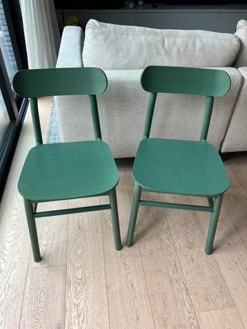 4 groene eetkamerstoelen Rönninge beschikbaar voor biedingen
