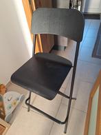 Chaise de bar pliante IKEA, Maison & Meubles, Chaises, Enlèvement, Comme neuf, Noir, Une