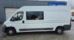 Peugeot boxer L3H2 Dubb cabine 6PL, Auto's, Euro 5, Stof, 4 cilinders, Wit