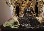 Art Deco sculptuur Dame met hond, Ophalen