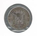 11452 * LEOPOLD II * 50 cent 1866 * Z.Fr, Postzegels en Munten, Munten | België, Zilver, Verzenden