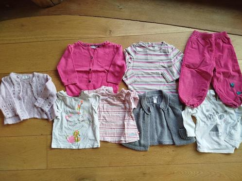 Lot de 8 vêtements fille - 18 mois (81cm), Kinderen en Baby's, Babykleding | Maat 80, Gebruikt, Meisje, Broekje, Ophalen