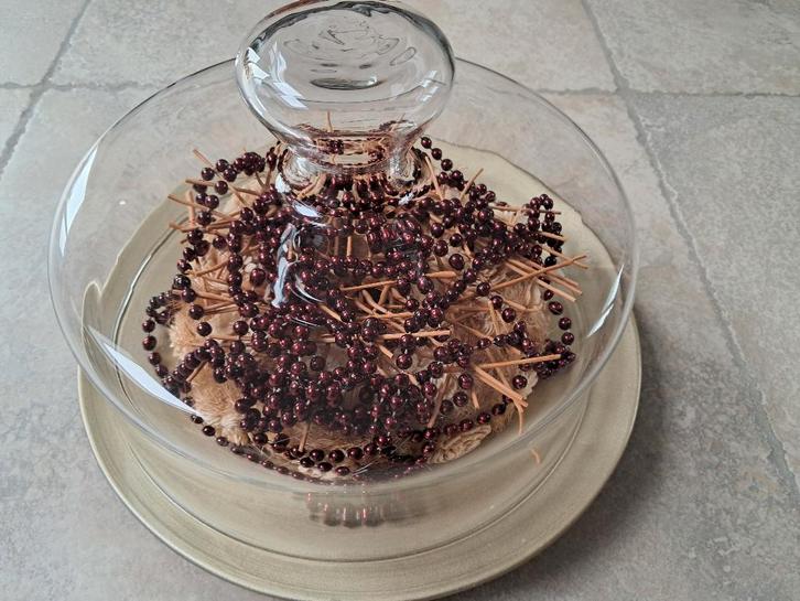 Stolp kerst decoratie in goud tinten (zie foto's), Divers, Noël, Comme neuf, Enlèvement ou Envoi