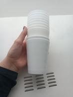 Plastic bekers, Ophalen