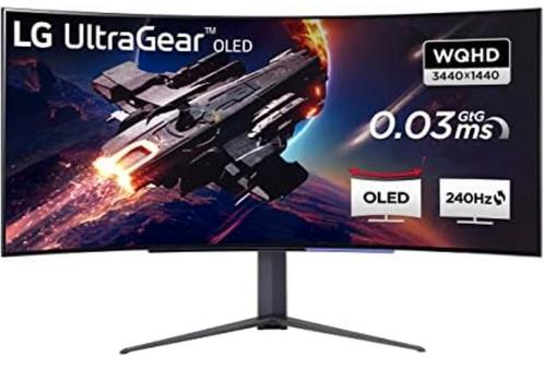 LG 44.5" OLED - UltraGear 45GR95QE, Computers en Software, Monitoren, Zo goed als nieuw, HDMI, Gaming, Ophalen of Verzenden