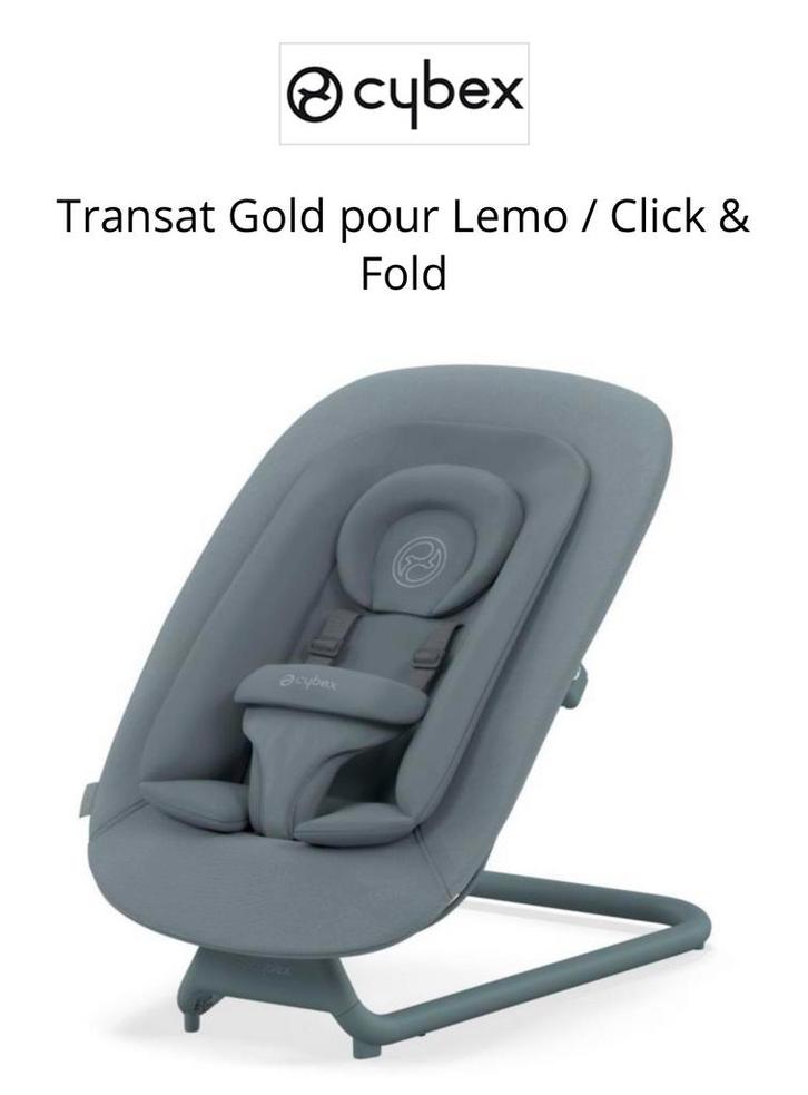 Transat lemo cybex, Enfants & Bébés, Relax bébé, Comme neuf, Réglable, Enlèvement