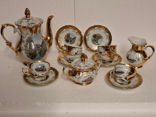 vintage mokka set venezia ilalie, Antiek en Kunst, Antiek | Keramiek en Aardewerk, Ophalen