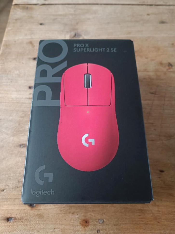 Logitech G Pro x Superlight 2 SE Red / Rouge, Informatique & Logiciels, Souris, Comme neuf, Souris, Sans fil, Ergonomique, Souris de gaming